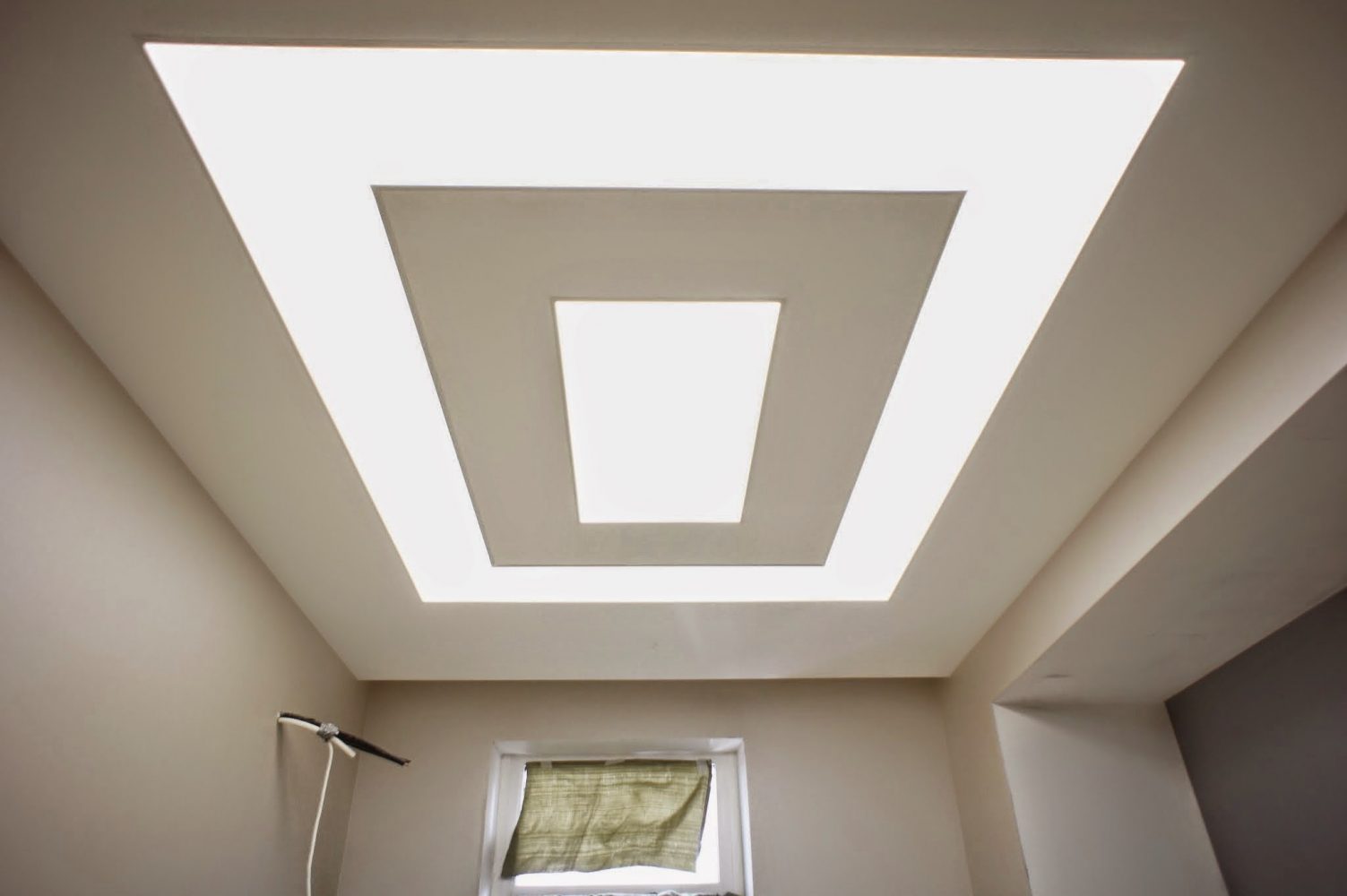 translucent stretch ceiling light dubai