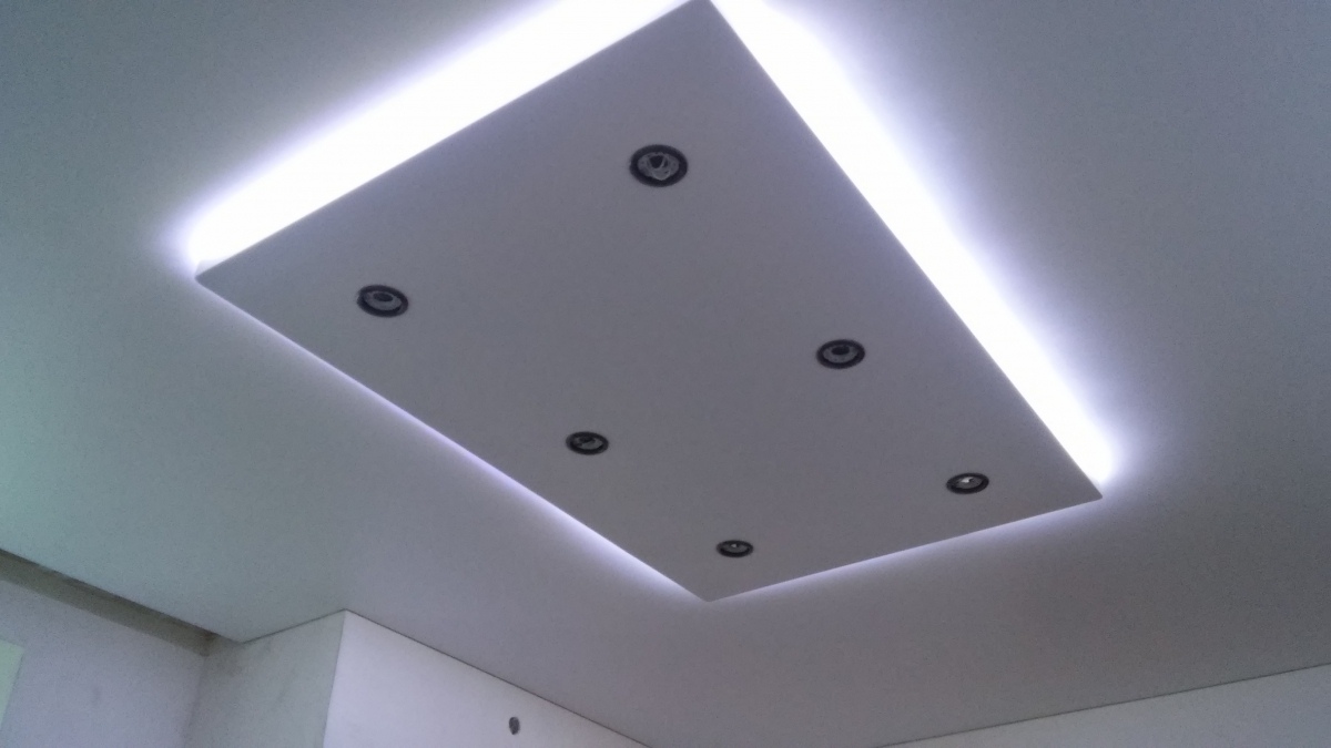 stretch ceiling barrisol lamps dubai