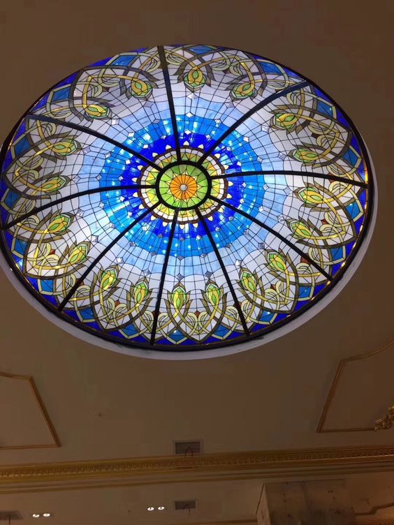 stretch ceiling light with print dubai