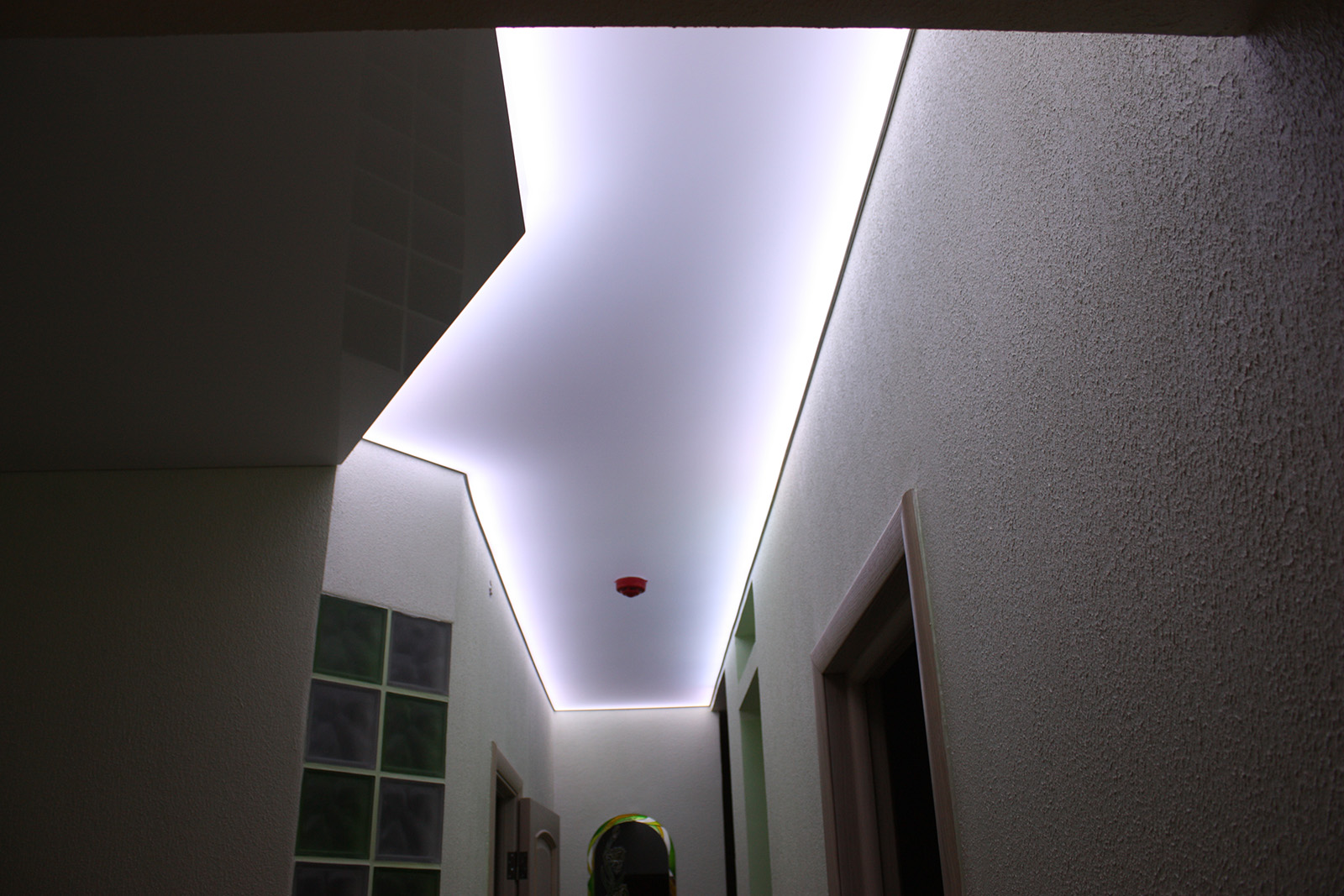 stretch ceiling barrisol lamps dubai