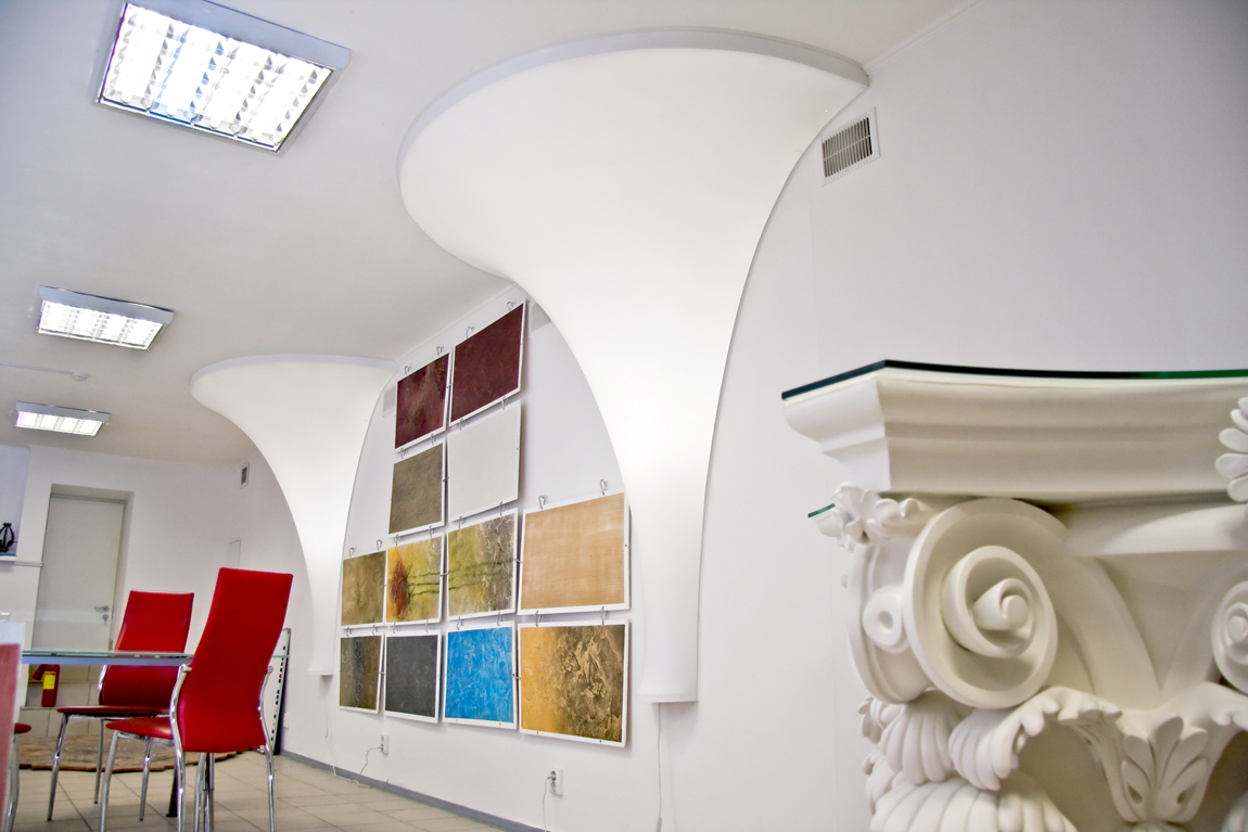 stretch ceiling barrisol lamps dubai