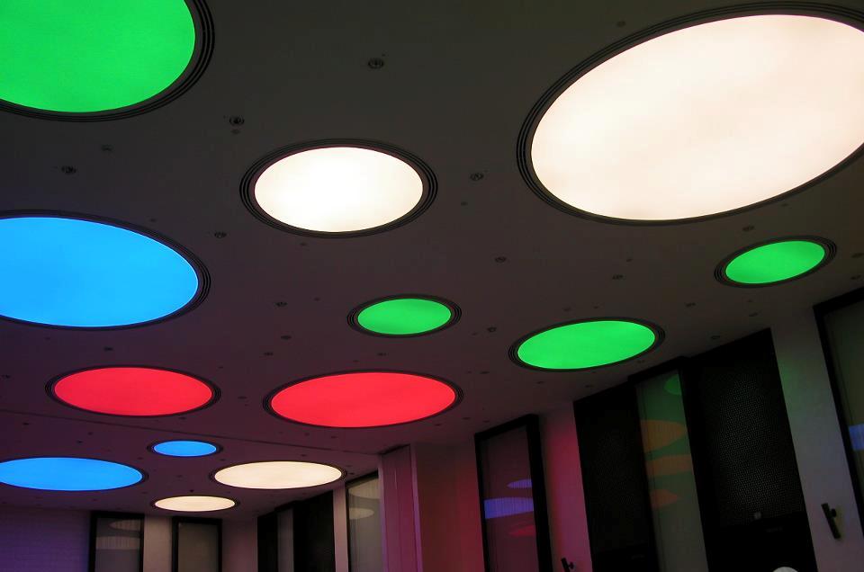 stretch ceiling barrisol lamps dubai