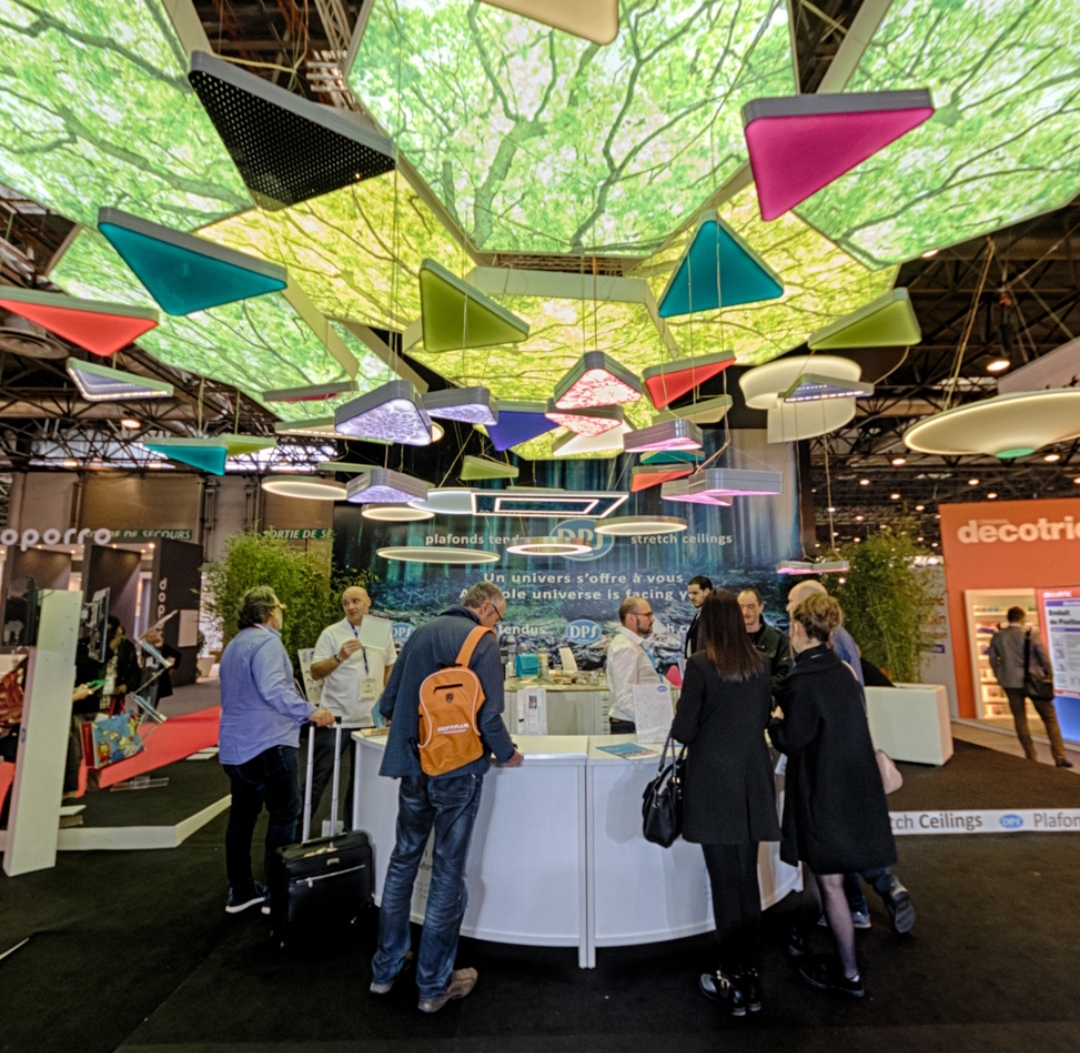 stretch ceiling barrisol lamps dubai