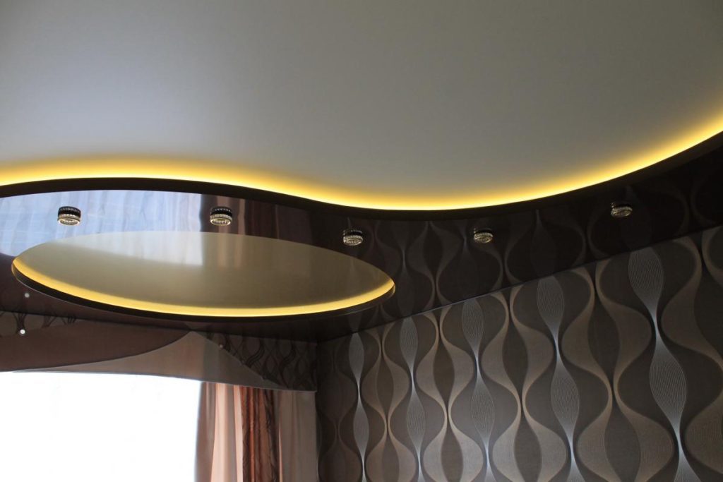 stretch ceiling barrisol lamps dubai