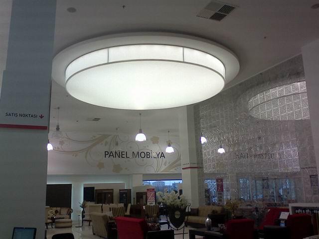 stretch ceiling barrisol lamps dubai