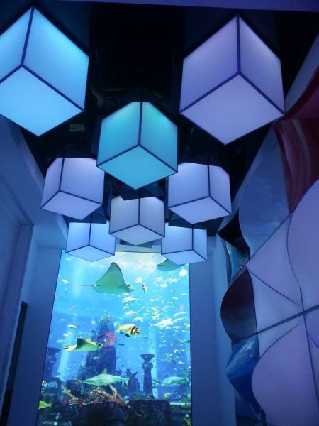 stretch ceiling barrisol lamps dubai