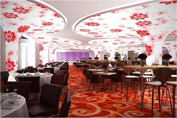 stretch ceiling barrisol lamps dubai