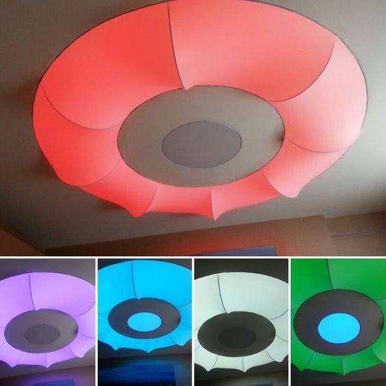 stretch ceiling barrisol lamps dubai