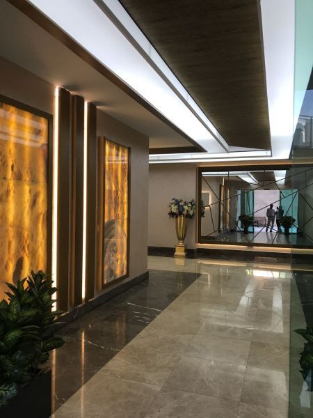 stretch ceiling barrisol lamps dubai