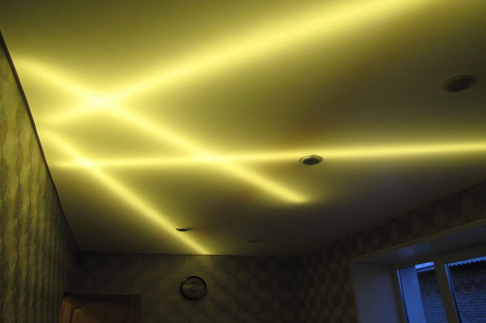 stretch ceiling barrisol lamps dubai