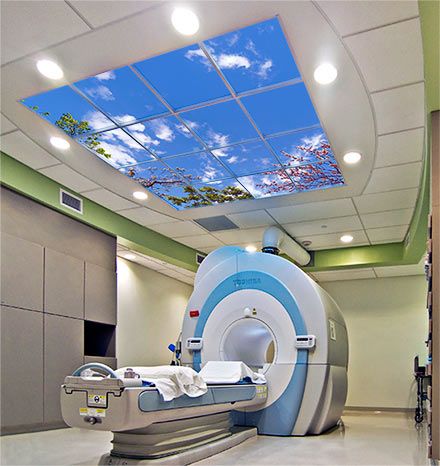 stretch ceiling light with print dubai